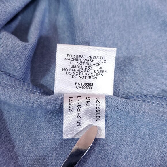 NWT Masters Magnolia Lane Tech Womens XS Blue 1/4 Zip Performance Pullover Blue - Picture 13 of 15